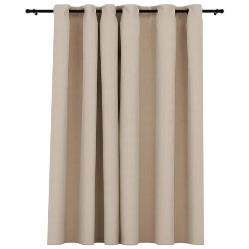 17 Stories Cezaria Blackout Curtain 17 Stories Colour: Beige