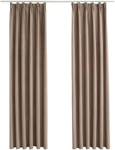 Ebern Designs Ralstond Blackout Curtains Ebern Designs  - Size: 117cm H X 102cm W X 50cm D