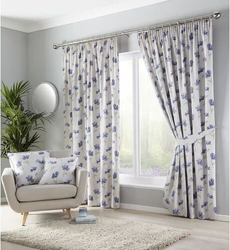 Brambly Cottage Napoleon Pencil Pleat Room Darkening Curtains Brambly Cottage Colour: Blue, Panel Size: 168 W x 229 D cm  - Size: 229 W x 229 D cm