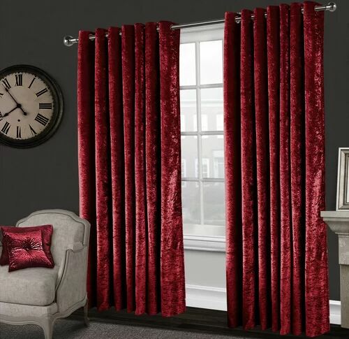 Mercer41 Aguilar Eyelet Room Darkening Curtains Mercer41 Colour: Burgundy, Panel Size: 228 W x 228 D cm  - Size: 168 W x 228 D cm