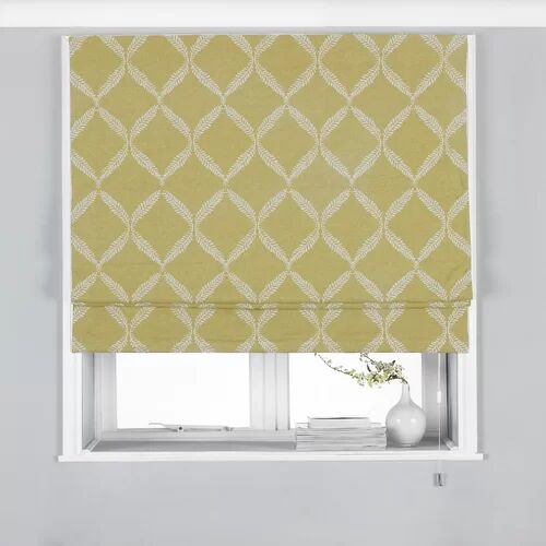 Zipcode Design Chazy Room Darkening Roman Blind Zipcode Design Size: 137cm L x 122 cm W, Finish: Yellow  - Size: 1005cm H X 52cm W X 8cm D