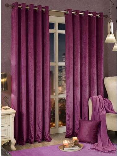 Rosdorf Park Beth Eyelet Room Darkening Curtains Rosdorf Park Colour: Aubergine, Panel Size: 168 W x 274 D cm  - Size: 229 W x 229 D cm