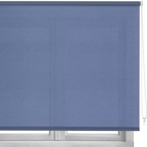 Latitude Run Semi-Sheer Roller Blind Latitude Run Finish: Blue, Size: 250 cm L x 100 cm W  - Size: 14cm H X 21cm W X 17cm D