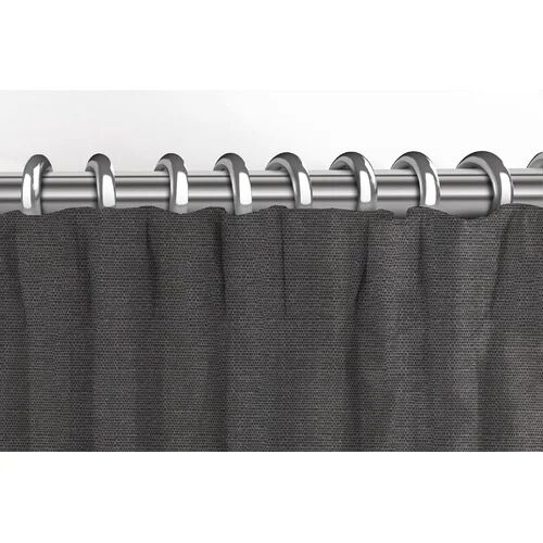 17 Stories Calii Eyelet Room Darkening Curtains 17 Stories Colour: Charcoal Grey, Panel Size: Width 167 x Drop 182cm  - Size: Width 116 x Drop 228cm