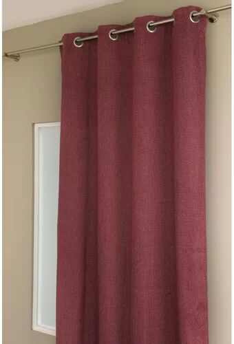 Brayden Studio Prague Eyelet Blackout Curtain Brayden Studio Colour: Red  - Size: