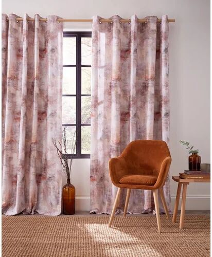 17 Stories Askanaz Eyelet Room Darkening Curtains 17 Stories Colour: Amber, Panel Size: Width 116 x Drop 137cm  - Size: European Double (140 x 200cm)