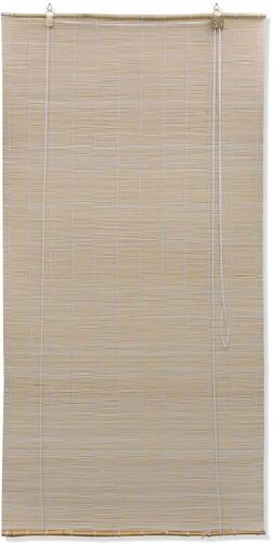 Bay Isle Home Room Darkening Roll-Up Blind Bay Isle Home Size: 80cm W x 220cm L, Finish: Natural  - Size: 47cm H X 37cm W X 47cm D