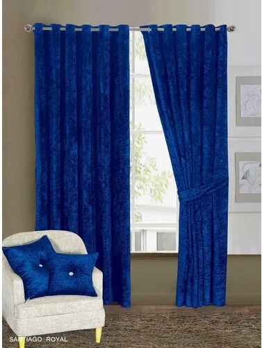 Rosdorf Park Belvedere Santiago Blackout Curtains Rosdorf Park Panel Size: Width 117 x Drop 183 cm, Colour: Blue  - Size: Width 229 x Drop 137 cm