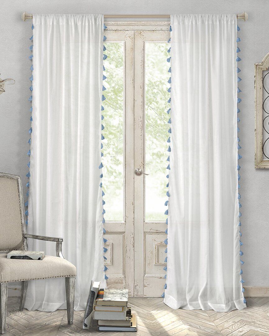 Elrene Bianca Window Curtain Panel NoColor 52x84