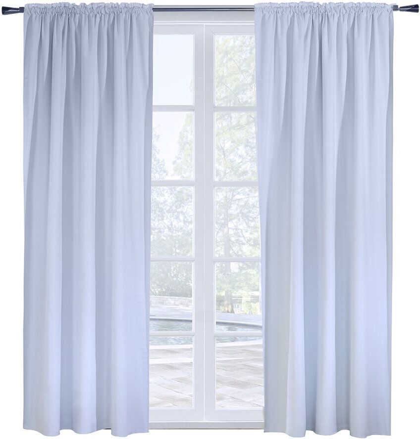 ThermaLogic Thermaplus Multi-Purpose Blackout Ultimate Curtain Liner White 56"L x 45"W