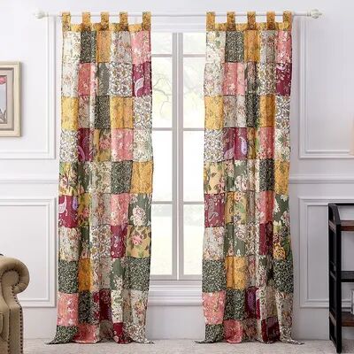 Greenland Home Fashions Antique Chic Window Curtain Set, Multicolor