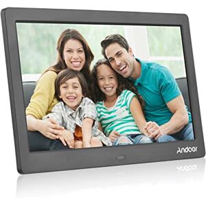 Andoer Cadre photo numérique avec écran LCD de 10 pouces 1024 x 600 Haute résolution Avec lecteur vidéo MP3 MP4 Fonction calendrier Télécommande 2,4 G - Publicité