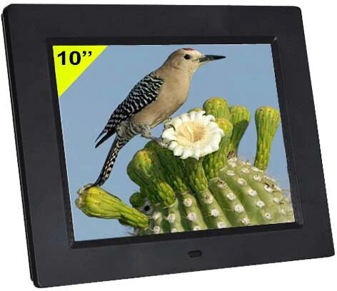 New Majestic DF-810 HD MP3 cornice per foto digitali 25,4 cm (10) Touch screen Nero