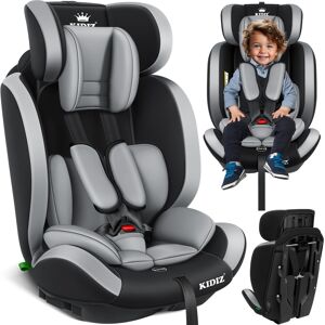 KIDIZ® Autokindersitz Kinderautositz ? Gruppe 1+2+3 ? 9-36 kg 5-Punkt-Sicherheitsgurt, Autositz, Kindersitz, Einstellbare Kopfstütze   Mitwachsende Sitzerhöhung 1-12 Jahre, Stabil und Sicher