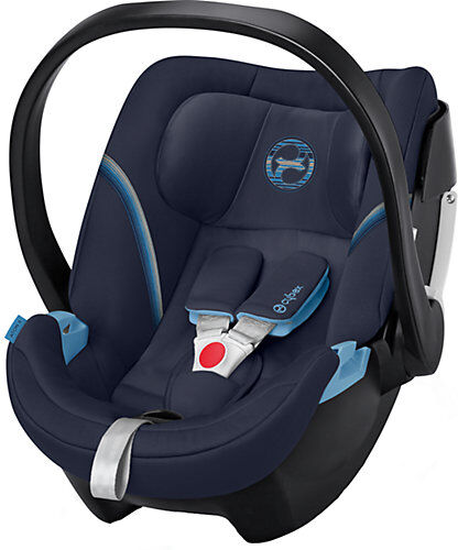 CYBEX Babyschale Aton 5, Gold-Line, Navy Blue dunkelblau