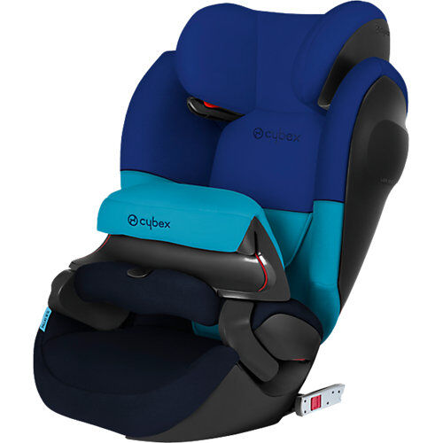 CYBEX Auto-Kindersitz Pallas M-Fix SL, Silver-Line, Blue Moon-Navy Blue blau