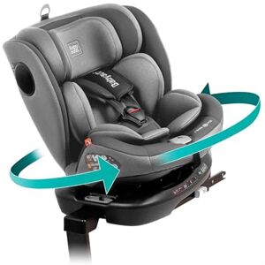 BABYAUTO - Silla de Coche Babyauto Xperta i-Size – Silla de auto desde 40 a  150 cm - Desde los 0 a los 12 años - Giratoria - Reclinable - ISOFIX –  Toptether - Protección Lateral – Color: Black Line : : Bebé