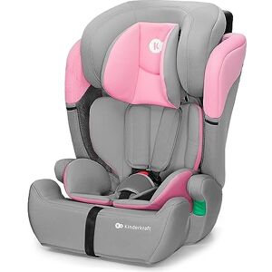 Kinderkraft SAFETY FIX 2 I-SIZE 75-150 cm Silla coche grupo 1 2 3 isofix,  Asiento de coche amplio y blando para niño, Arnés interior de 5 puntos,  Reposacabezas ajustar, Reductor modular, Gris : : Bebé