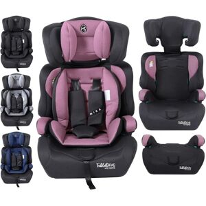 Arebos - FableKids Siège-auto Ceinture de sécurité à 5 points Groupe 1+2+3 pour 9-36kg Appuie-tête réglable Dossier amovible Réglable Rose - Rose - Publicité