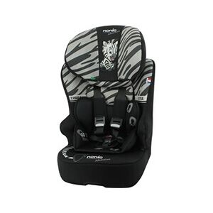 Nania Siège auto isofix RACE I FIX 76-140 cm R129 -de 3 à 10 ans - Têtière réglable - Base inclinable - Noir - Fabrication française - Publicité