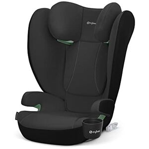 CYBEX Silver Siège-Auto Solution B2 i-Fix, Porte-boissons inclus, pour Voitures avec ou sans ISOFIX, de 15 à 50 kg env., de 3 à 12 ans env., Volcano Black (Noir) - Publicité