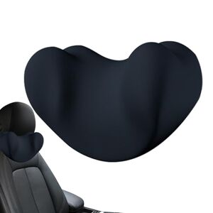 Oreiller cervical pour siège de voiture, oreiller pour appui-tête pour voiture   Oreiller de soutien du cou pour siège en forme de cœur 3D,Coussin de soutien du cou pour longs trajets avec boucle pour - Publicité