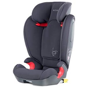 AVOVA Star-Fix Siège auto 100-150 cm avec ISOFIX Standard R-129, rehausseur à dossier haut groupe 2/3 4-12 ans Made in Germany Koala Grey - Publicité