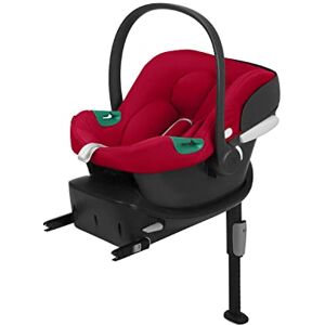 Cybex Coque Aton B2 i-Size avec Base One, De la naissance à environ 24 mois, Max. 13 kg, Base Isofix et Coussin Réducteur pour Nouveau-né inclus, Compatible SensorSafe, Dynamic Red - Publicité