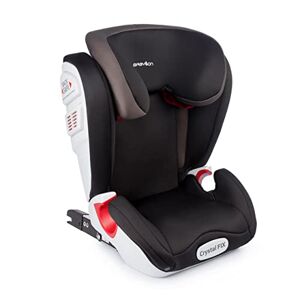 BABYLON siege auto Crystal Isofix siège auto groupe 2/3, siege auto 15-36 kg (de 3 à 12 ans). Appui-tête réglable ECE R44/04 gris noir - Publicité