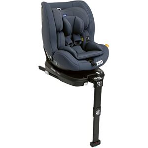 Chicco Siège Auto  Seat3Fit i-Size ISOFIX 360° Pivotant et Inclinable 0-25 Kg (40-125 cm), Groupe 0/1/2, de 0 à 7 Ans avec Coussin Réducteur, Appui-Tête Réglable avec Protections Latérales - Publicité