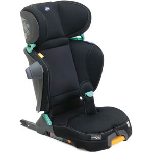 Chicco Siège auto Fold&Go I-Size 15-36 kg avec connecteurs rigides ISOFIX, groupe 2/3 pour enfants 3-12 ans, pliable et rabattable, protection latérale, hauteur et largeur réglables, Noir - Publicité