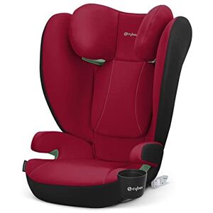 CYBEX Silver Siège-Auto Solution B2 i-Fix, Porte-boissons inclus, pour Voitures avec ou sans ISOFIX, de 15 à 50 kg env., de 3 à 12 ans env., Dynamic Red (Rouge) - Publicité