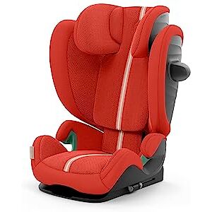 Cybex Gold Siège Auto pour Enfants Solution G i-Fix Plus, pour les voitures avec et sans ISOFIX, De 3 à 12 ans env. (100 150 cm), de 15 à 50 kg env., Hibiscus Red - Publicité