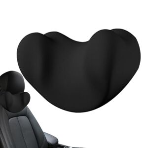 Oreiller d'appui-tête de siège, oreiller de cou de siège de voiture   Oreiller ergonomique pour appui-tête en forme de cœur pour voiture,Coussin de soutien du cou pour longs trajets avec boucle pour m - Publicité
