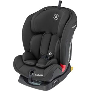 Maxi-Cosi Titan Rehausseur Voiture Enfant, 9-36 kg, 9 Mois-12 Ans, Siège Auto Bébé ISOFIX, Sangle Top Tether, Réglage Appui-tête/Harnais, 5 Positions d'Inclinaison, Basic Black - Publicité