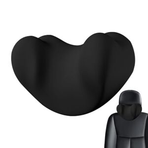 Oreiller d'appui-tête de siège, oreiller de cou de siège de voiture   Oreiller de soutien du cou pour siège en forme de cœur 3D Coussin de soutien du cou pour longs trajets avec boucle pour mini-fou - Publicité