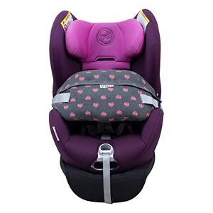 JYOKO Kids Housse de Accessoire pour siège Auto bébé en Coton Compatible avec Cybex Gold Sirona – M2 I-Size (Fluor Heart) - Publicité