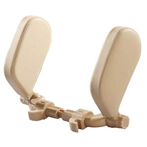 YOUCAI Voiture Oreillers,Repose Tête Voiture, Oreillers de Cou Appuie Tête de Siège Auto pour Repos Cervical Oreiller Réglable de Voiture, Ideal pour dormir en Voiture Voyage，Beige,1 - Publicité