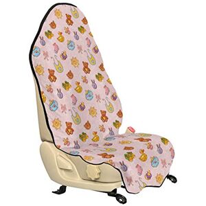 ABAKUHAUS Bébé Housse de Siège de Véhicule, Les jouets pour bébés Cat Cartoon, Protecteur d'Auto sans Glissement, Coupe Universelle, 75x145cm, Multicolore - Publicité