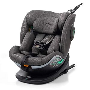 Babyauto Xperta Baby Siège Auto Rotation 360° ISOFIX Top Tether- Siège Auto Enfant Groupe 0+/1/2/3 (0-36 kg/0-12 ans) Siège Auto avec iSize Ceinture de sécurité 5 points Gris - Publicité