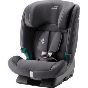 Britax Römer Siège Auto EVOLVAFIX, avec ISOFIX, enfant de 76 a 150 cm (i-Size), de 15 mois a 12 ans, Midnight Grey - Publicité