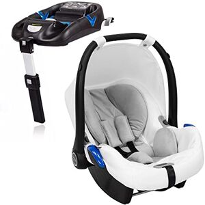 Kunert Sièges auto KITE Trix pour les bébés support auto ISOFIX (avec ISOFIX, blanc) - Publicité