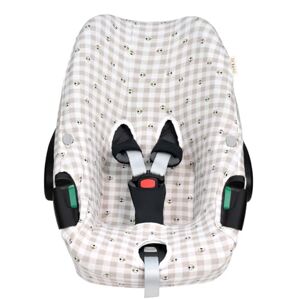 JYOKO Kids Housse pour siège Auto bébé en Coton Compatible avec Maxi COSI Pebble (Picnic Vichy, Pebble 360 Y FamilyFix 360) - Publicité