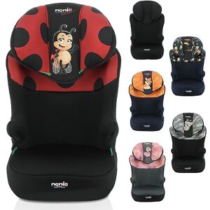 nania – Siège auto Rehausseur ceinturé START I 106-140 cm R129 i-Size – Pour les enfants de 5 à 10 ans – Têtière réglable en hauteur – Base inclinable – Fabrication Française (Non isofix, Coccinelle) - Publicité