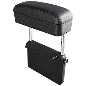 wansosuper Vide Poche Voiture,Universal Auto Seat Gap Organisateur Boîte De Rangement Console Côté Poche en Cuir Siège Crevasse Boîte De Rangement Seat Gap Organisateur De Poche,Blackblackline - Publicité