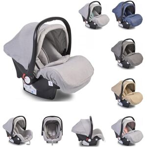 Moni siège auto bébé  groupe 0+ (0-13 kg) couvre-pieds coussin de siège, coloris:gris clair - Publicité