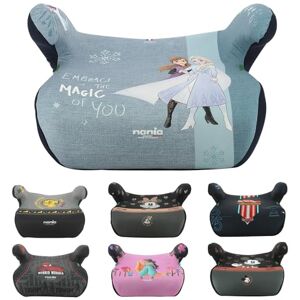 nania – Rehausseur fixations isofix ALPHIX 126-150 cm R129 i-Size – Pour les enfants de 8 à 12 ans – Fabrication Française Avec accoudoirs (Frozen) - Publicité