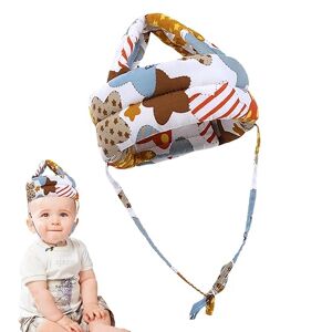 Tytlyworth Protecteur de tête pour la marche de bébé Coussin de tête de protection pour bébé absorbant les chocs avec couverture à 360°,Oreillers de chambre d'enfant pour la maison, la crèche, les - Publicité