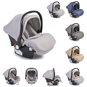 Moni siège auto bébé  groupe 0+ (0-13 kg) couvre-pieds coussin de siège, coloris:gris clair - Publicité