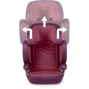 KINDERKRAFT XPAND 2 I-Size, Siège Auto, Isofix, Groupe 2/3 (15-36 kg), 100-150 cm, Réhausseur, Harnais de sécurité, la Largeur et la Hauteur Ajustable, Réglage Facile, Rouge - Publicité